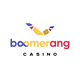 logo Bonus Boomerang Casino: Zdvojnásobte svůj vklad až do výše €500 s 200 extra spiny