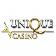 logo Unique Casino: 150% upp till €500, andra insättningsbonus