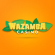 logo Wazamba Casino: 100% de bono hasta 150,000 HUF + 200 giros gratis