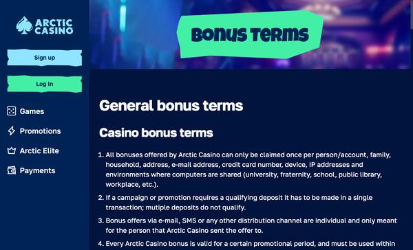 Bonuses and Promotions