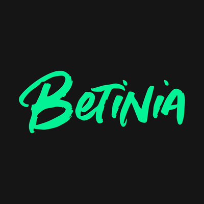 Betinia Casino Bonus: Få 100% Match Bonus opptil €500 pluss 200 Ekstra Spinn logo