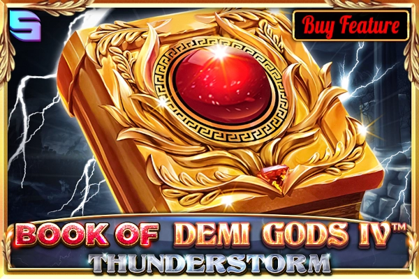 Book Of Demi Gods Iv Thunderstorm (Spinomenal) logo