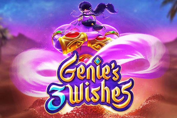 Genie's 3 Wishes Slot (Pocket Games Soft) logo