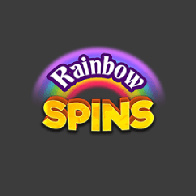 Rainbow Spins Casino : 100 % de correspondance jusqu'à 200 £ plus 200 tours bonus sur 9 Pots of Gold, Offre de Bienvenue logo