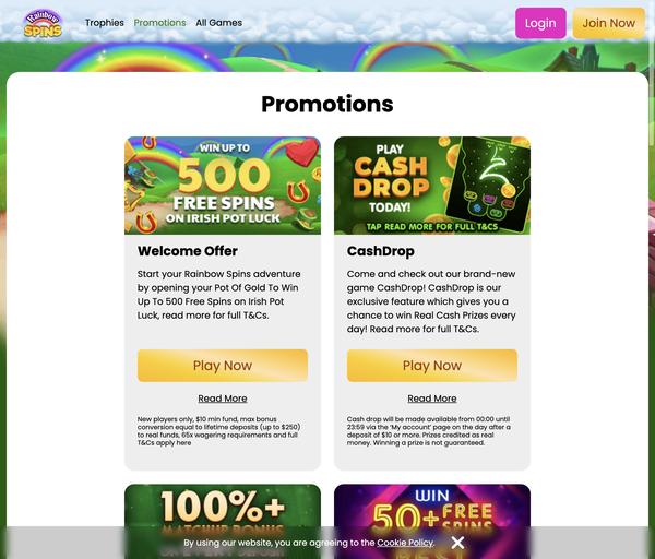 Bonuses and Promotions